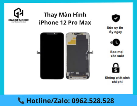 Thay màn hình iphone 12 Pro Max