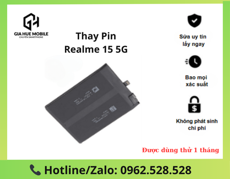 Thay pin Realme 15 5G