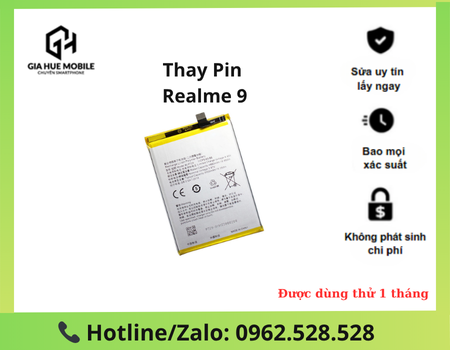 Thay pin Realme 9