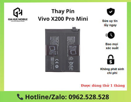 Thay pin Vivo X200 Pro Mini