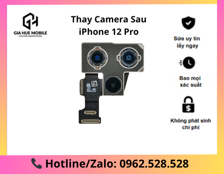 Thay camera sau iPhone 12 Pro