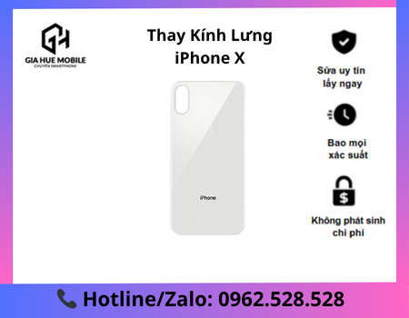 Thay Kính Lưng iPhone X