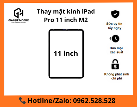 Thay mặt kính iPad Pro 11 inch M2