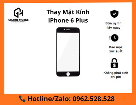 Thay mặt kính iPhone 6 Plus