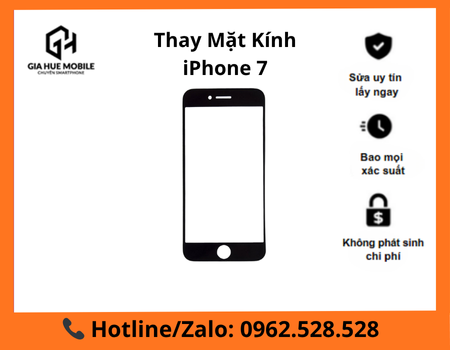 Thay mặt kính iPhone 7