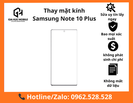 Thay mặt kính Samsung Note 10 Plus